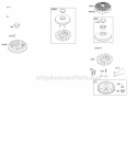 Flywheel Diagram and Parts List for 21B807-0114-B1  Briggs and Stratton Engine